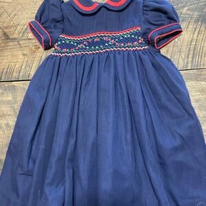 Toddler Smocked Bubble Sleeve Size 3t Dress